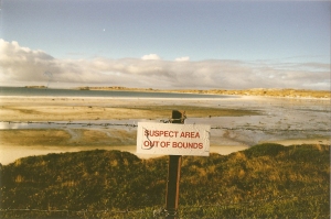 Falklands mine field